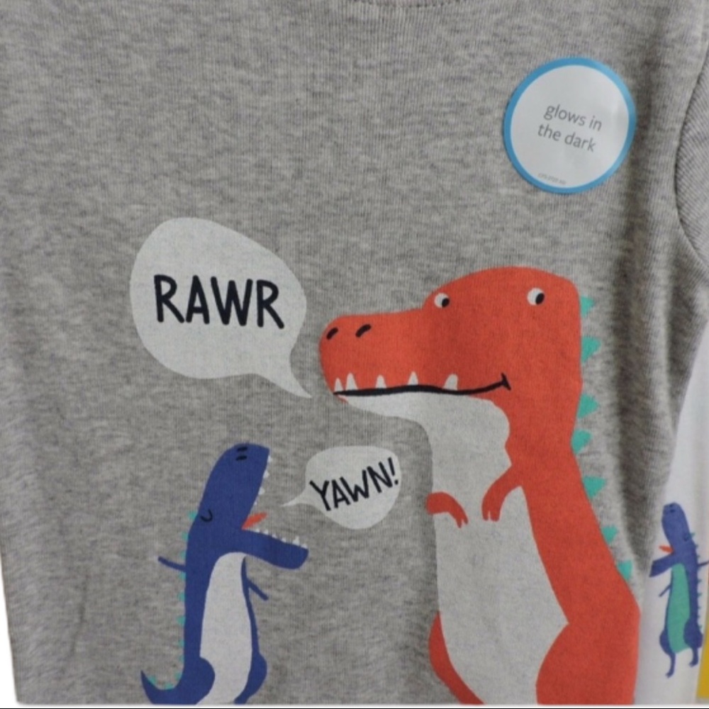 Carters Dinosaur Pajamas 18M - Picture 7 of 9